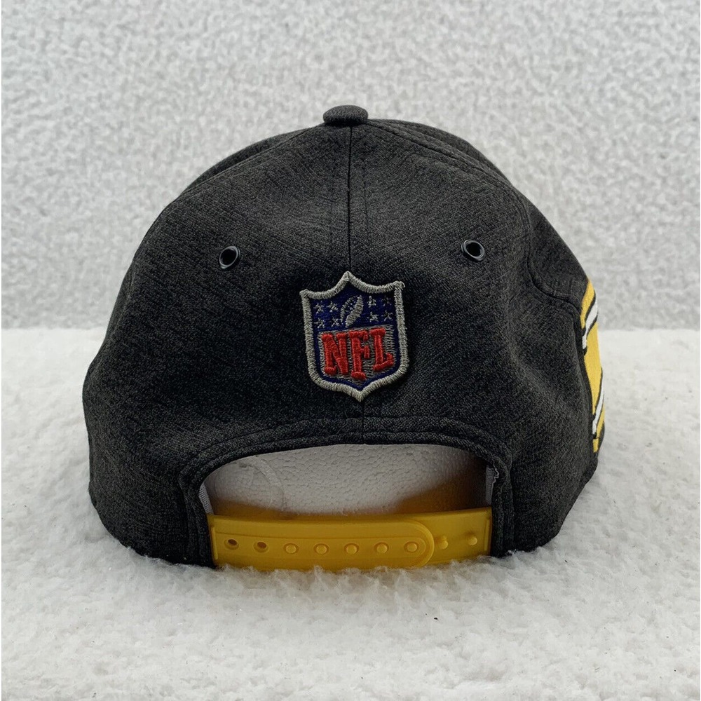 Pittsburgh Steelers New Era Hat Mens Snapback OSFM Steel City Black Yellow NFL - Picture 3 of 8